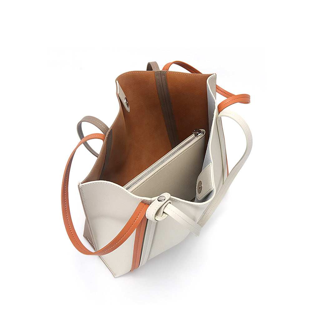 Freya Two-Tone Shoulder Bag